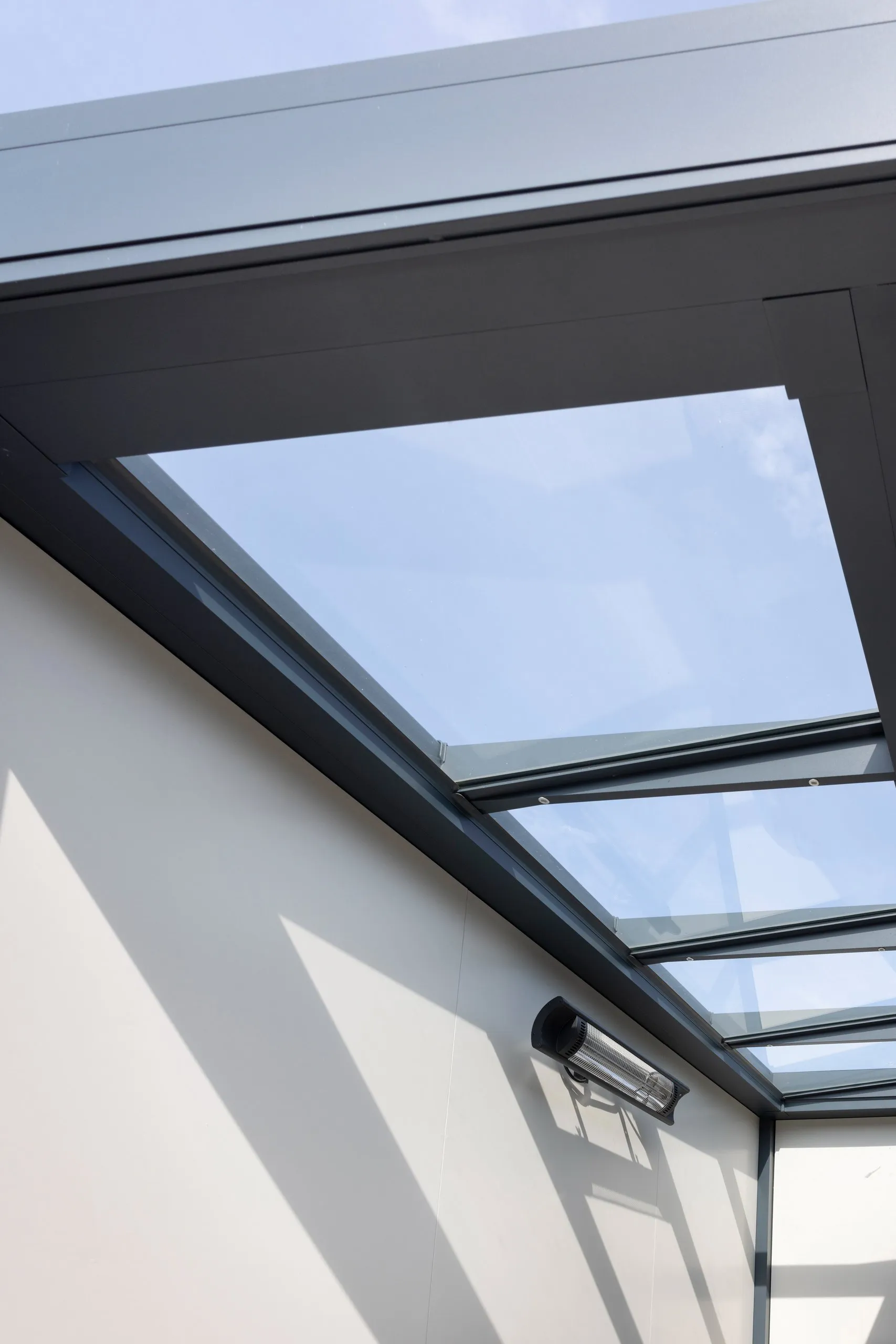 Estructura de lamas de aluminio de la Brustor B720 para grandes luces